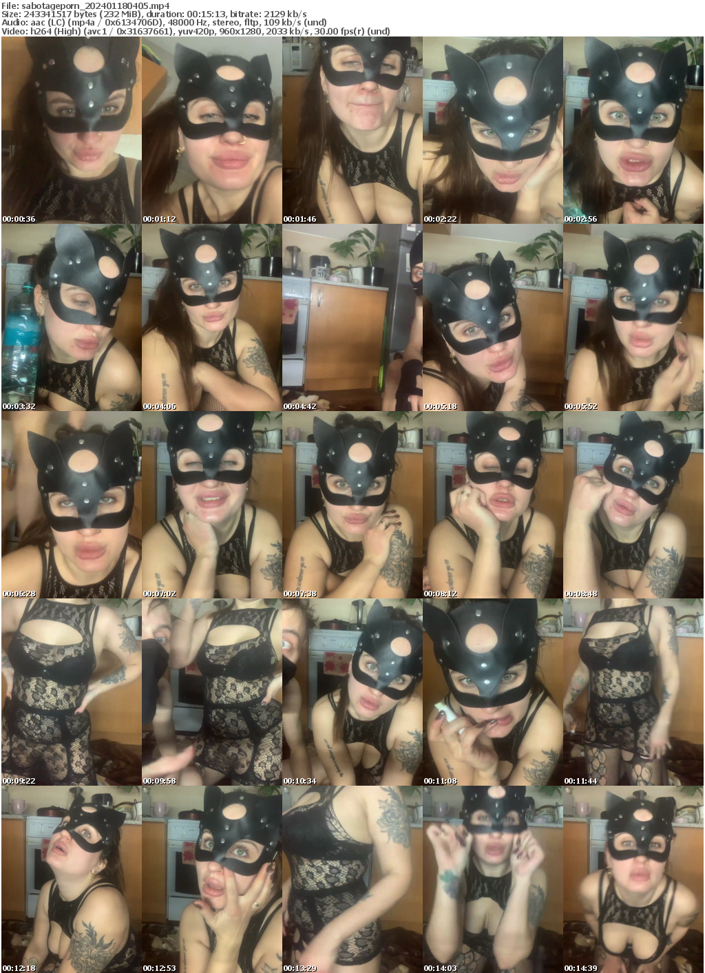 Preview thumb from sabotageporn on 2024-01-18 @ bongacams