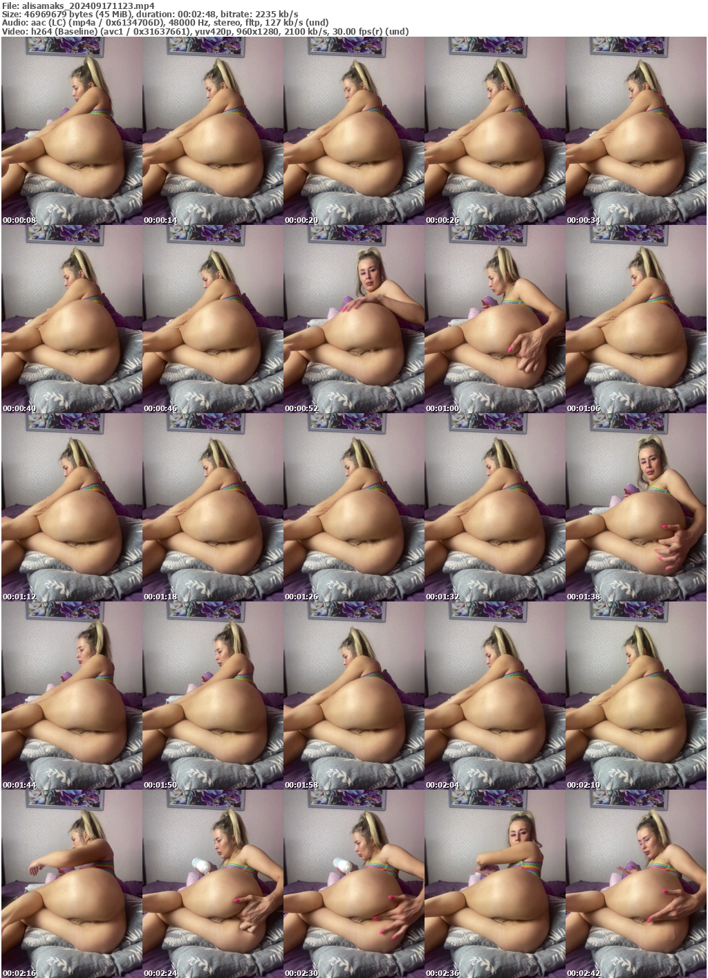 Preview thumb from alisamaks on 2024-09-17 @ bongacams