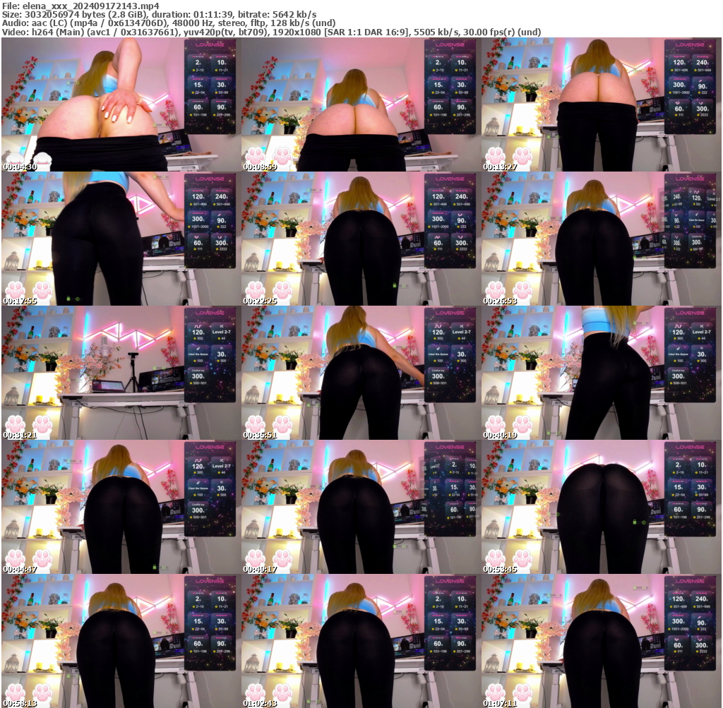 Preview thumb from elena_xxx on 2024-09-17 @ bongacams