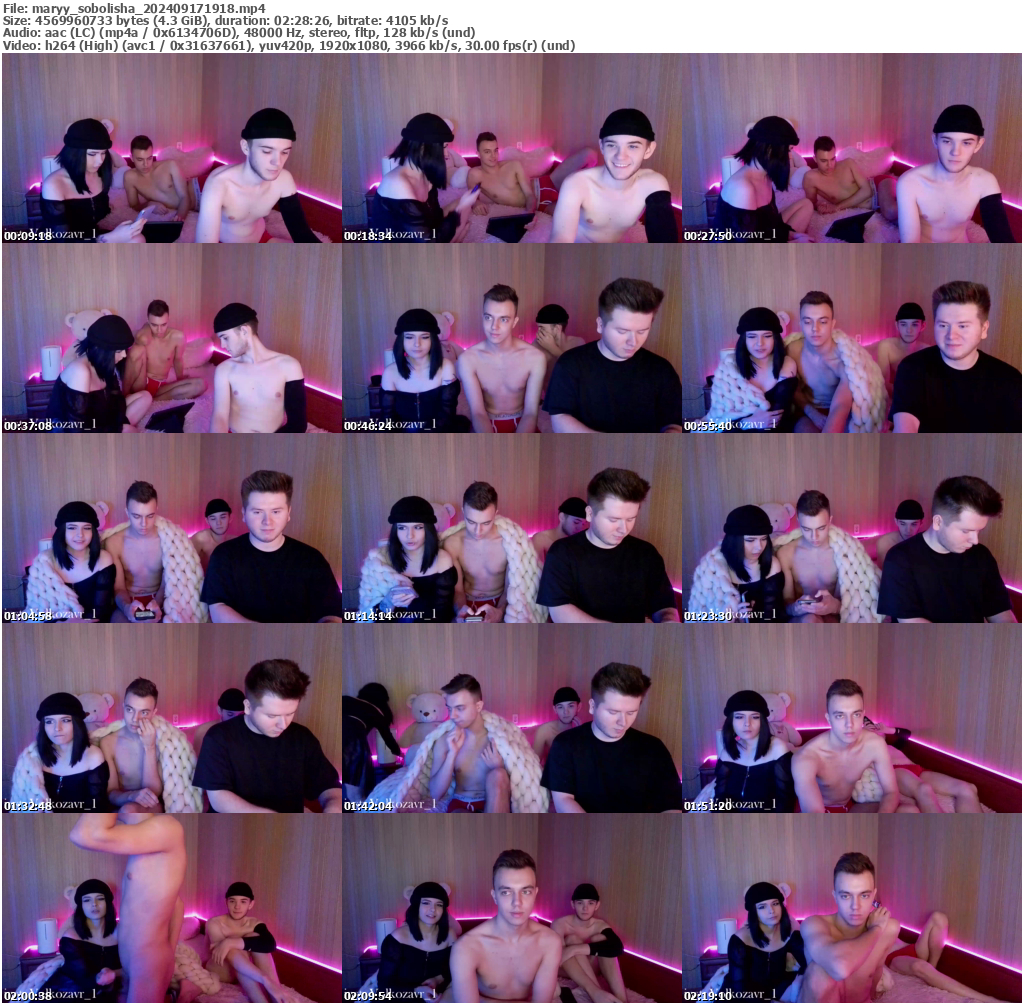 Preview thumb from maryy_sobolisha on 2024-09-17 @ bongacams