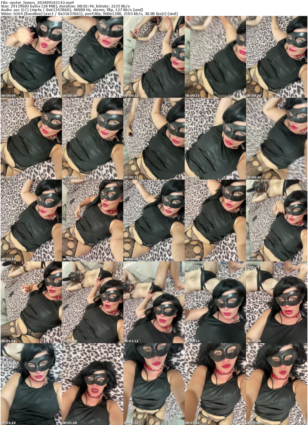 Preview thumb from oyster_lemon on 2024-09-18 @ bongacams