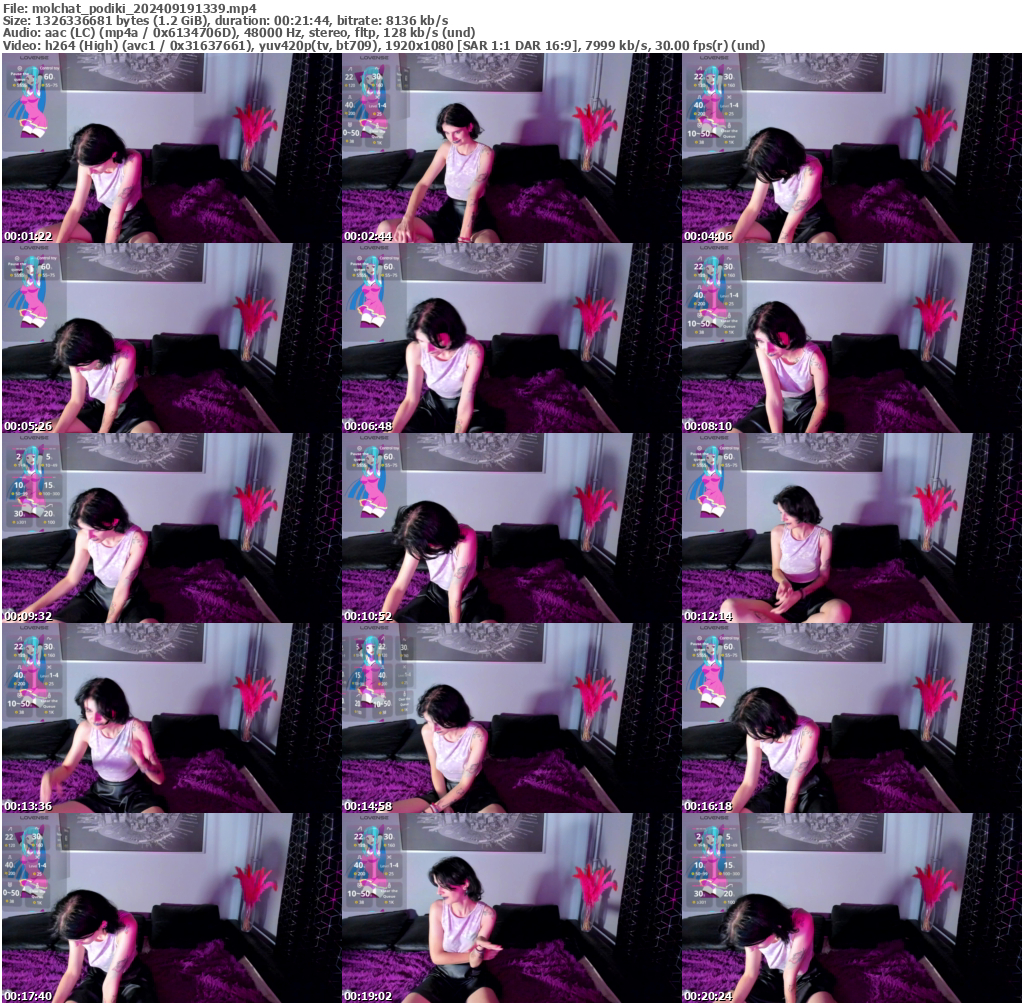 Preview thumb from molchat_podiki on 2024-09-19 @ bongacams