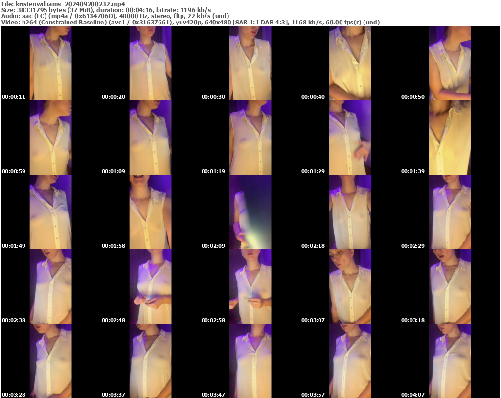 Preview thumb from kristenwilliams on 2024-09-20 @ bongacams