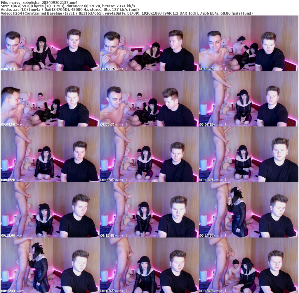 Preview thumb from maryy_sobolisha on 2024-09-20 @ bongacams