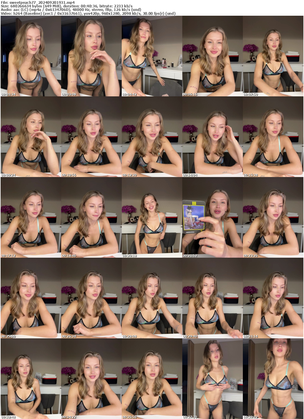 Preview thumb from sweetpeach77 on 2024-09-20 @ bongacams