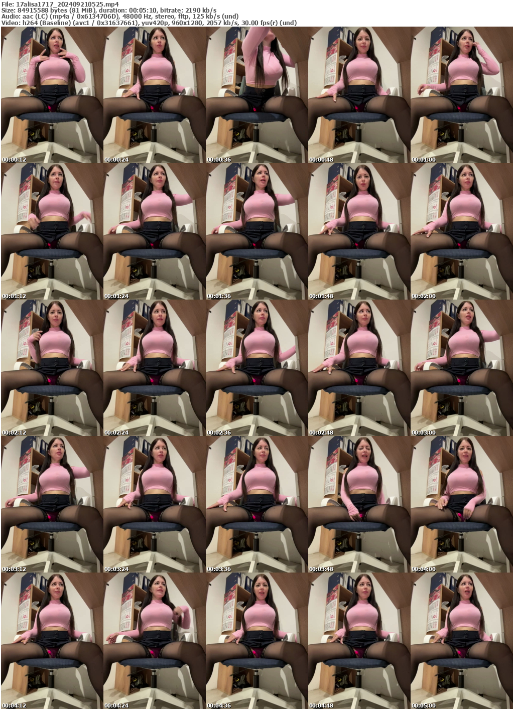 Preview thumb from 17alisa1717 on 2024-09-21 @ bongacams