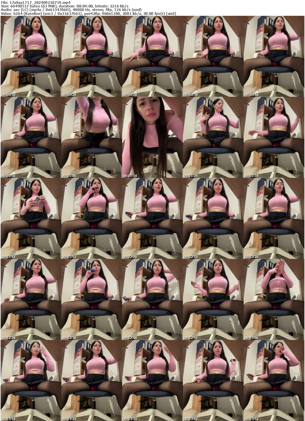 Preview thumb from 17alisa1717 on 2024-09-21 @ bongacams