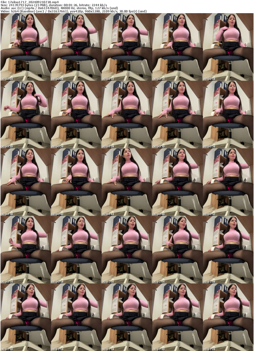 Preview thumb from 17alisa1717 on 2024-09-21 @ bongacams