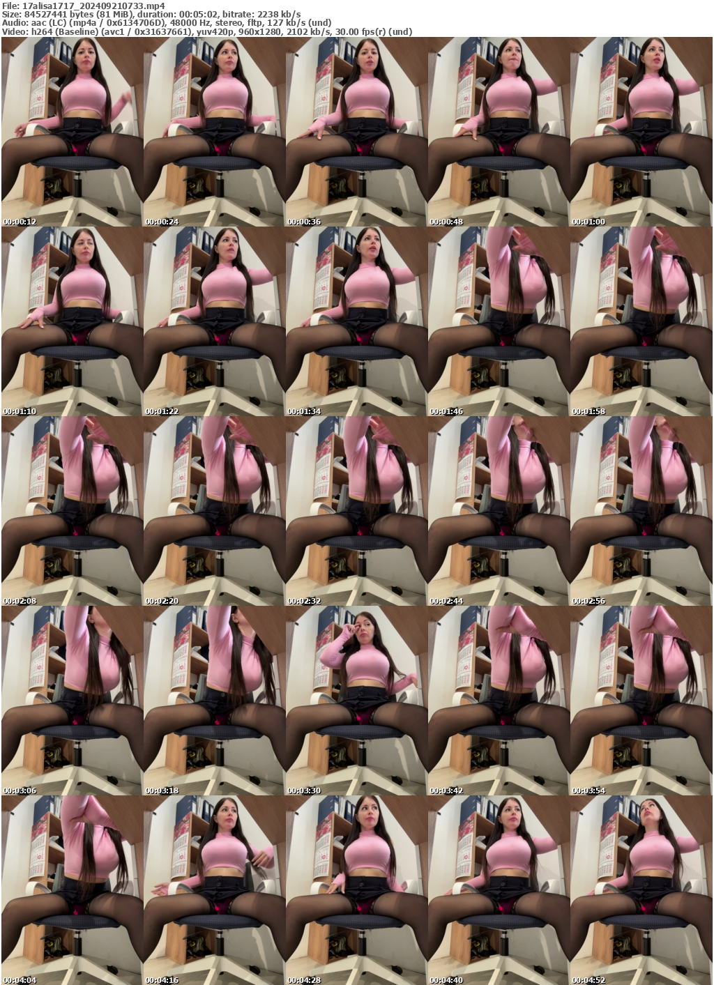 Preview thumb from 17alisa1717 on 2024-09-21 @ bongacams