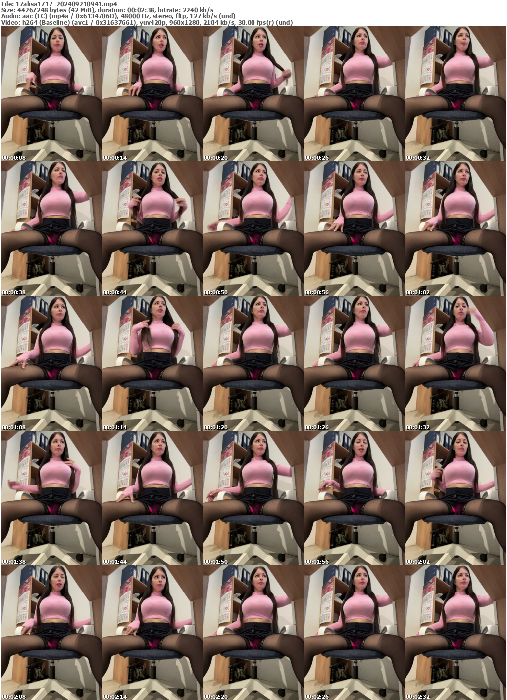 Preview thumb from 17alisa1717 on 2024-09-21 @ bongacams