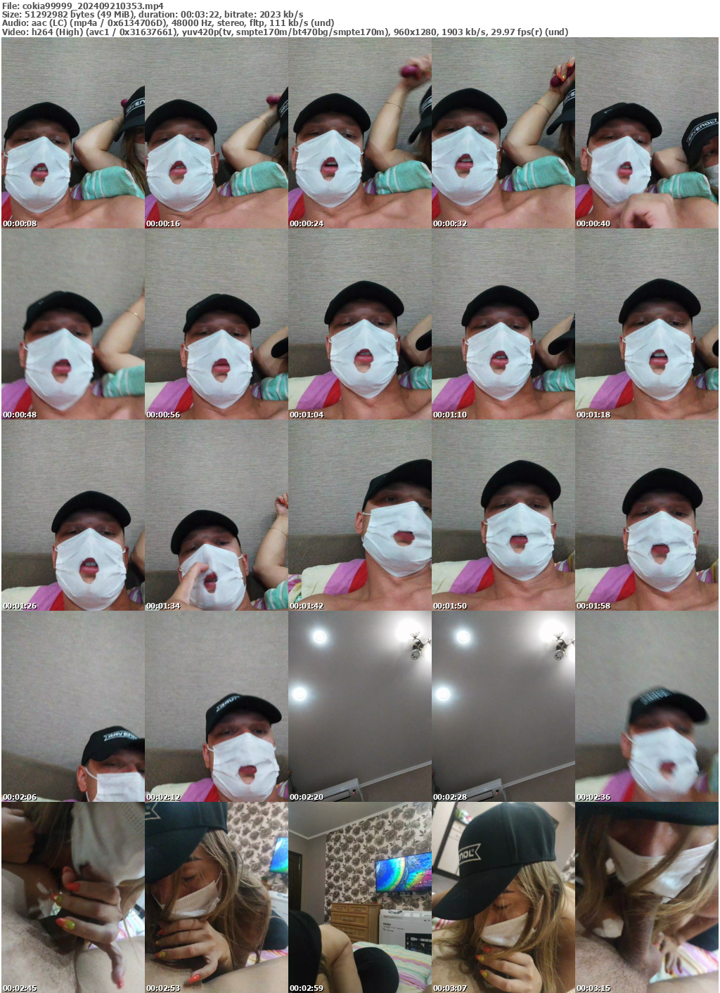 Preview thumb from cokia99999 on 2024-09-21 @ bongacams