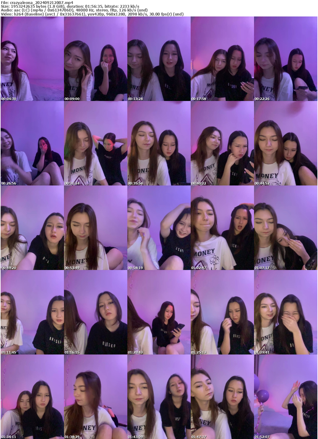 Preview thumb from crazyaleona on 2024-09-21 @ bongacams