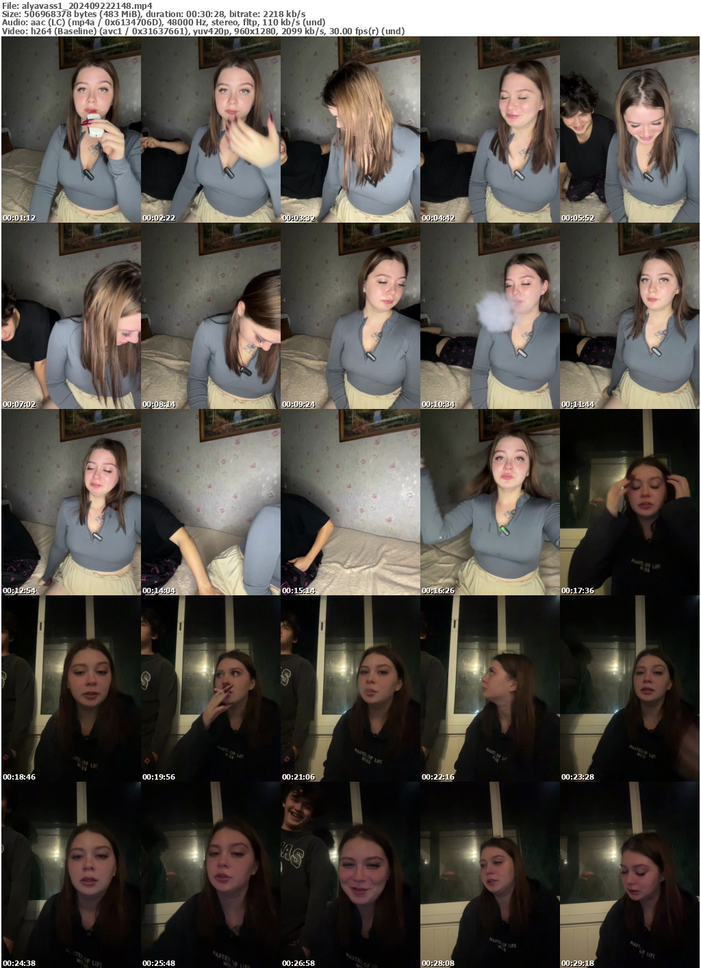 Preview thumb from alyavass1 on 2024-09-22 @ bongacams