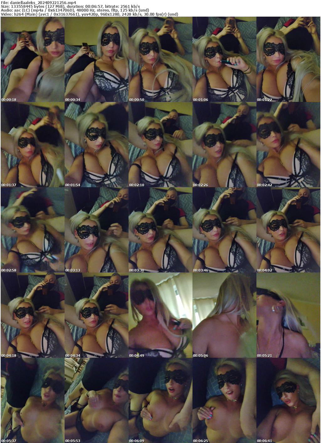 Preview thumb from daniellaaleks on 2024-09-22 @ bongacams