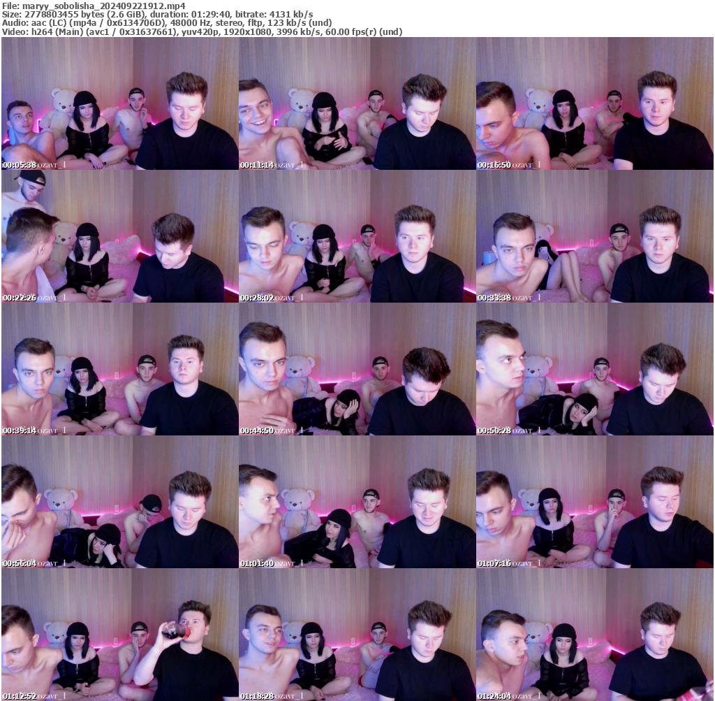 Preview thumb from maryy_sobolisha on 2024-09-22 @ bongacams