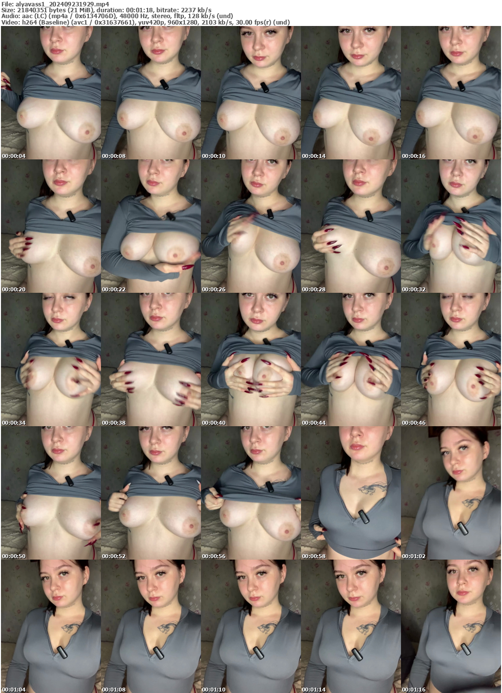 Preview thumb from alyavass1 on 2024-09-23 @ bongacams