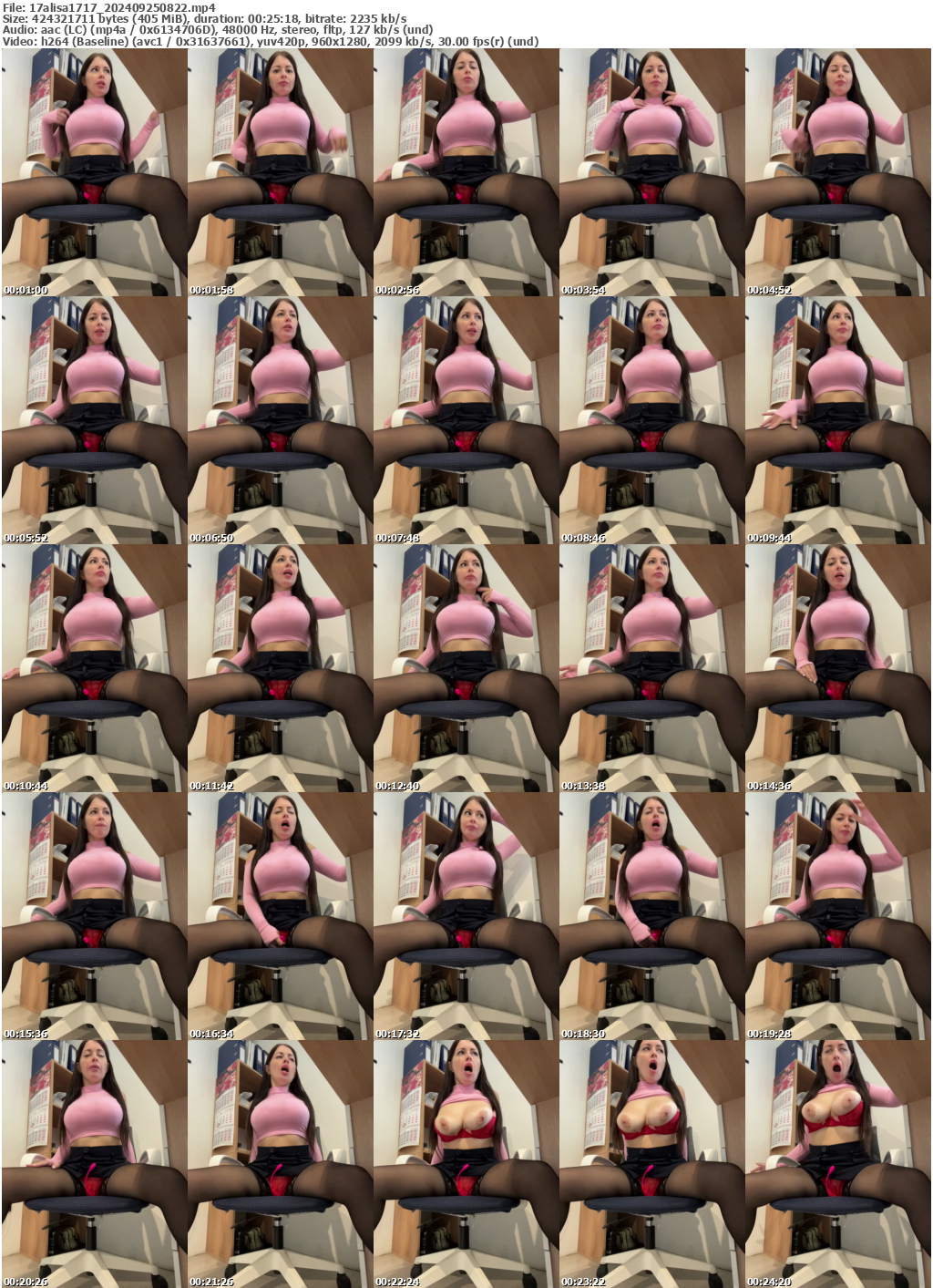 Preview thumb from 17alisa1717 on 2024-09-25 @ bongacams