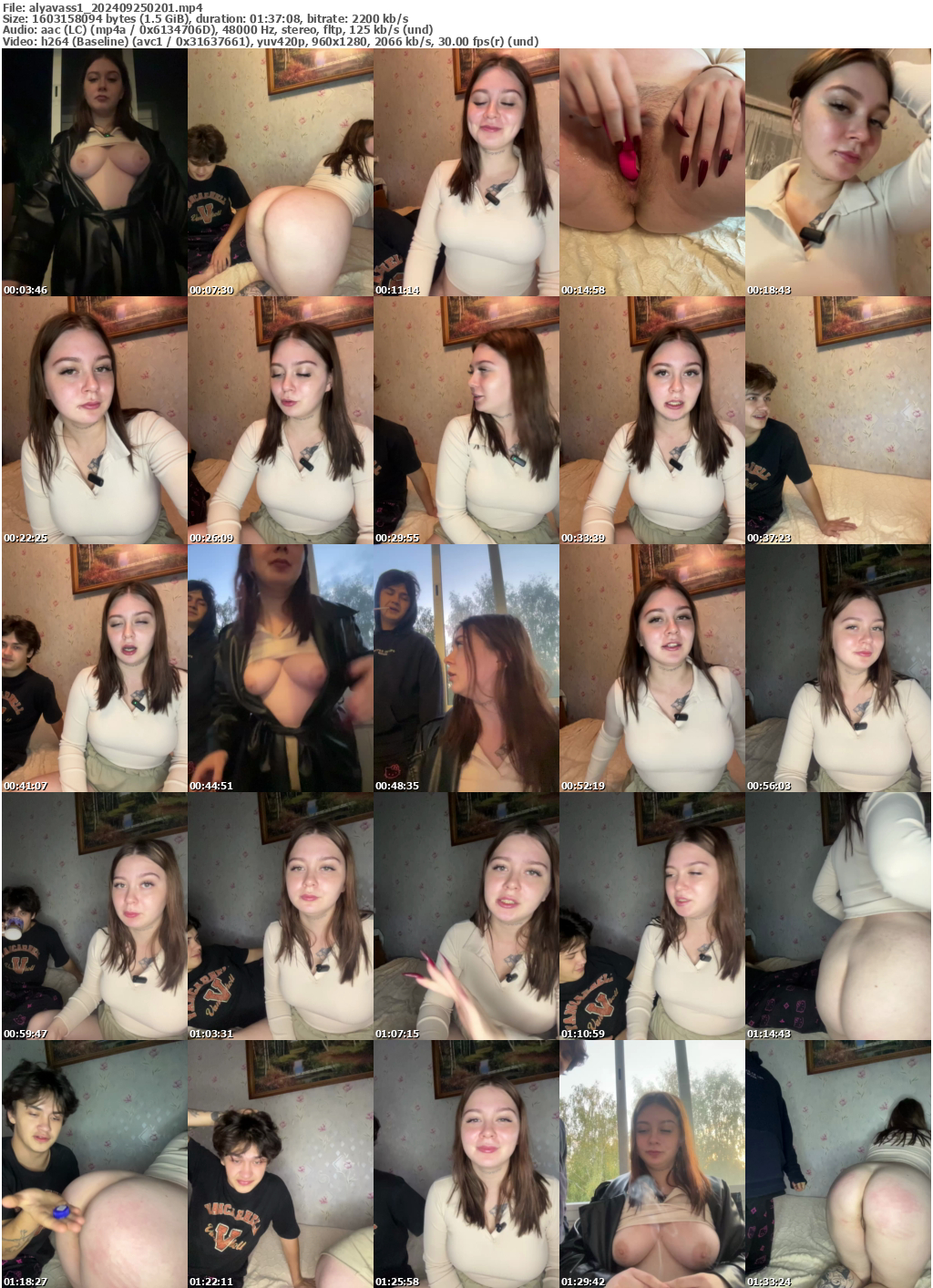 Preview thumb from alyavass1 on 2024-09-25 @ bongacams