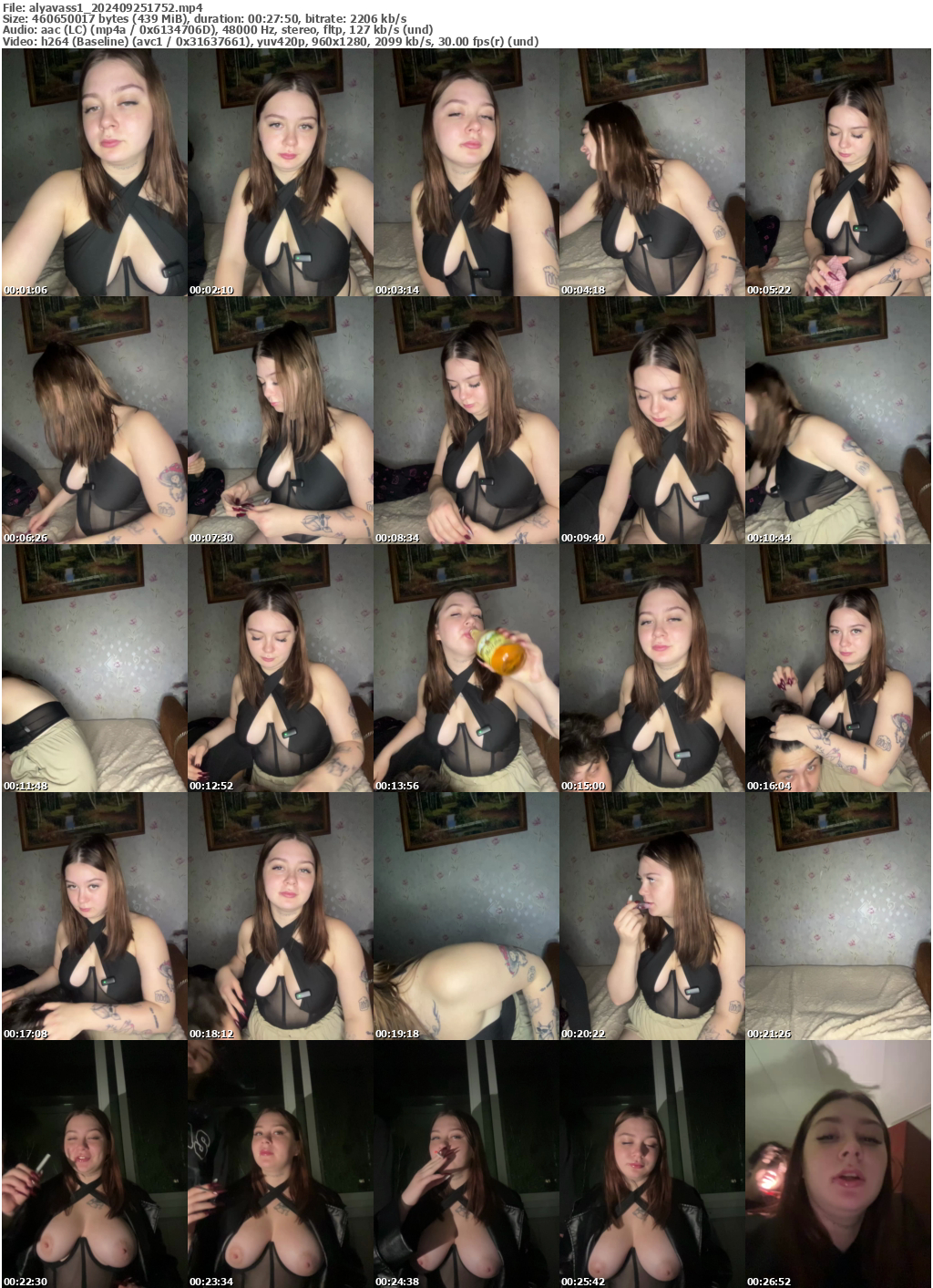 Preview thumb from alyavass1 on 2024-09-25 @ bongacams