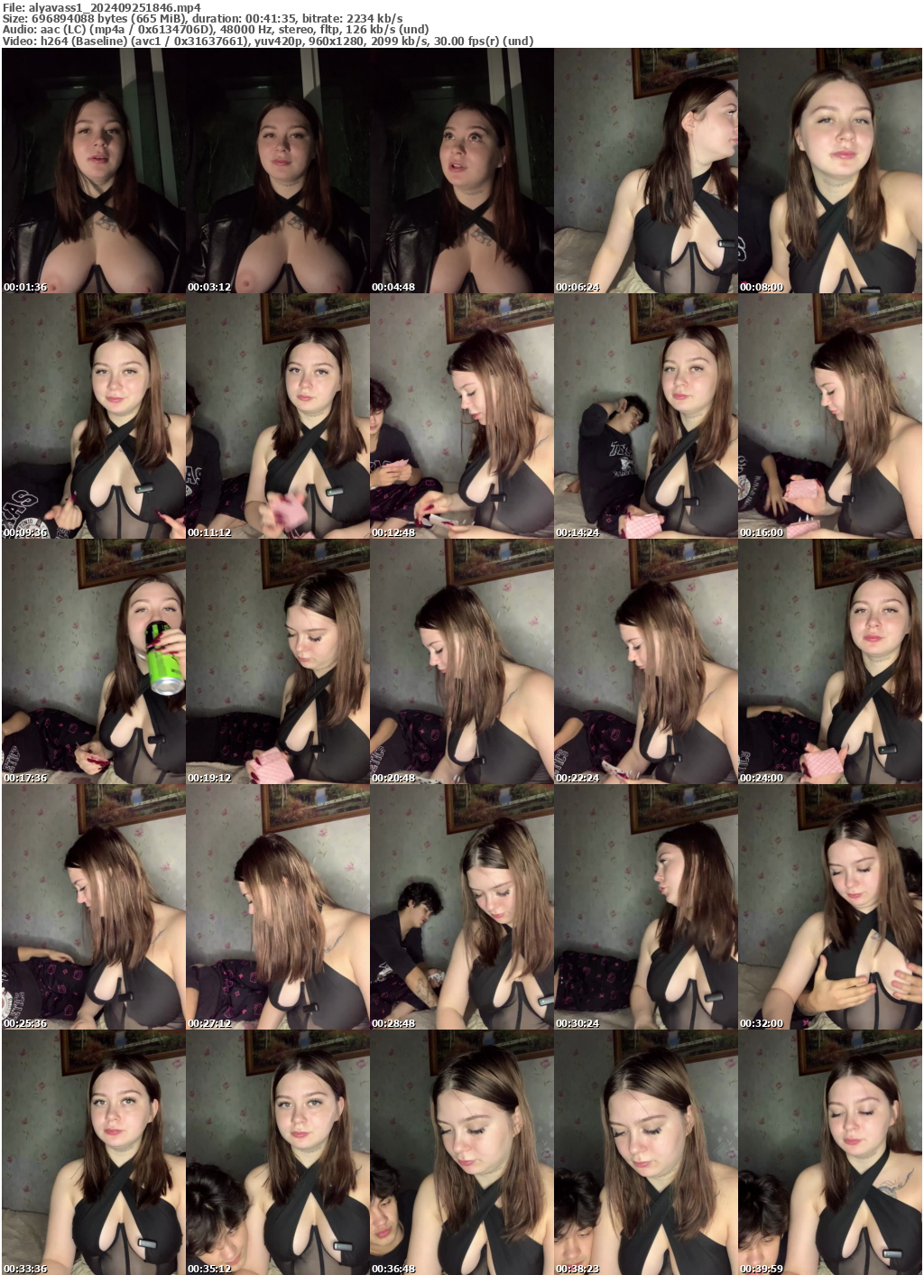 Preview thumb from alyavass1 on 2024-09-25 @ bongacams