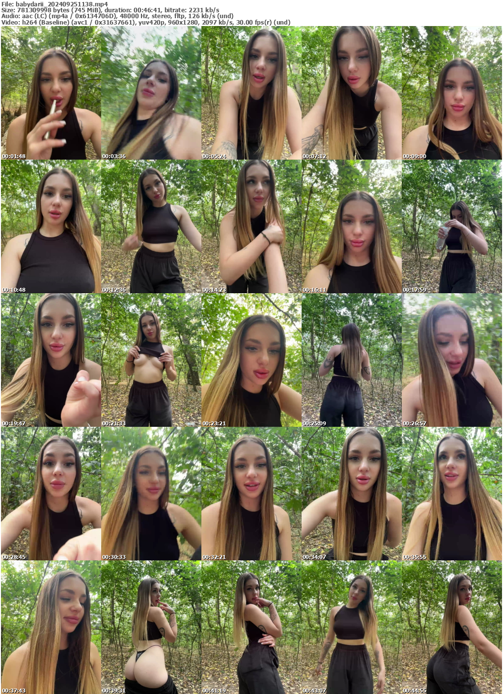 Preview thumb from babydarii on 2024-09-25 @ bongacams