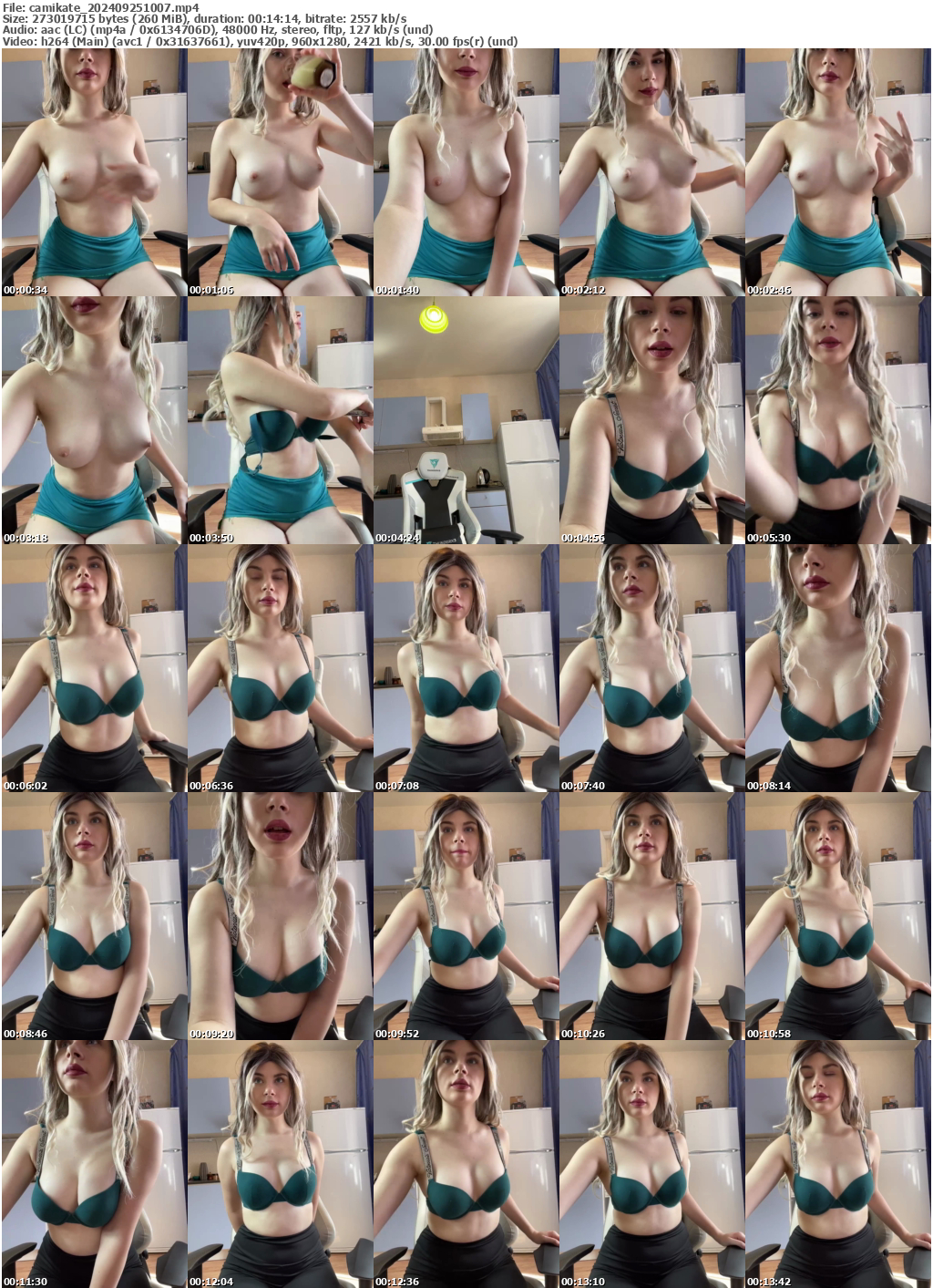 Preview thumb from camikate on 2024-09-25 @ bongacams