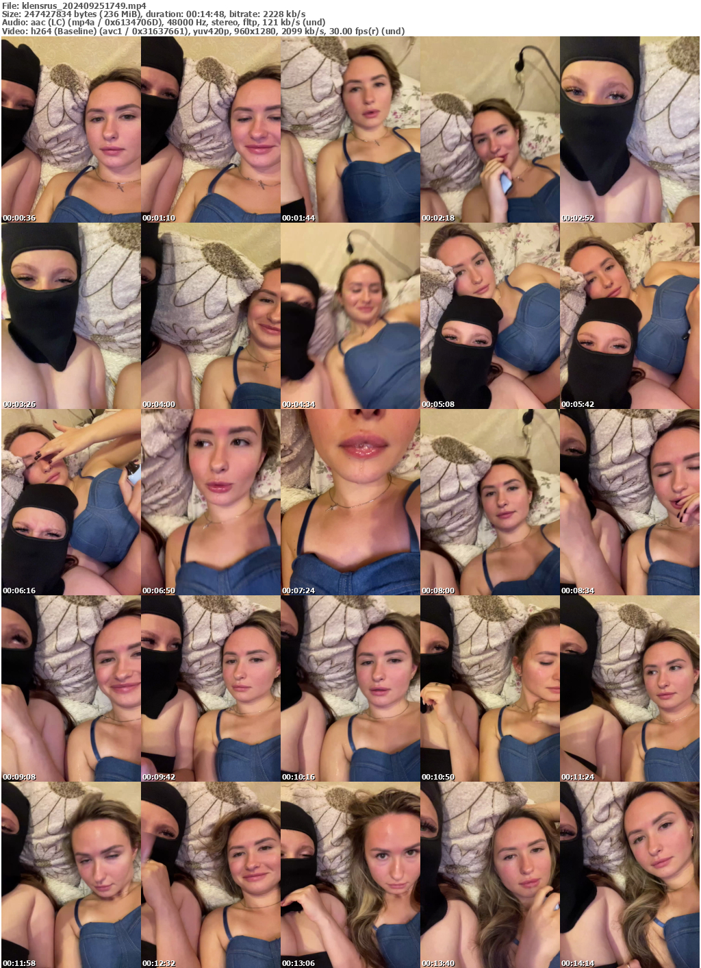 Preview thumb from klensrus on 2024-09-25 @ bongacams