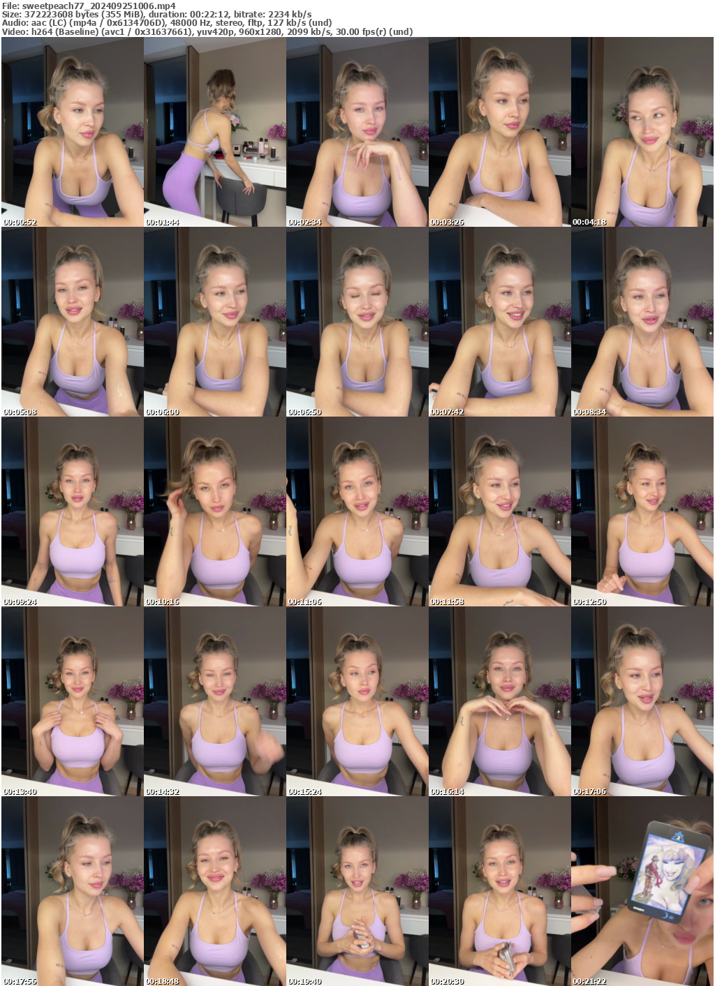 Preview thumb from sweetpeach77 on 2024-09-25 @ bongacams