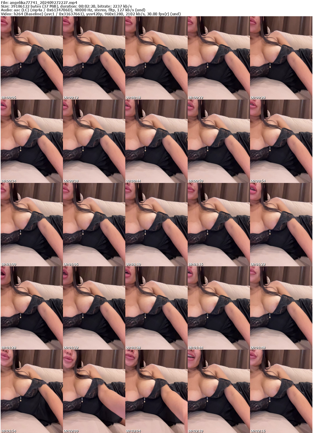 Preview thumb from angelika77741 on 2024-09-27 @ bongacams