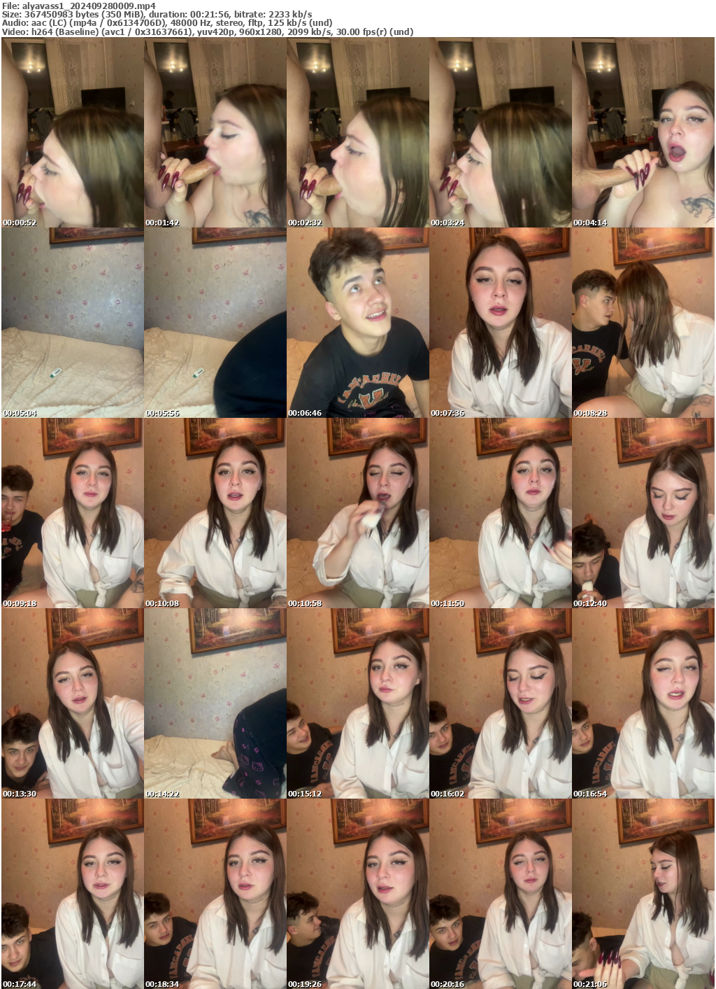 Preview thumb from alyavass1 on 2024-09-28 @ bongacams