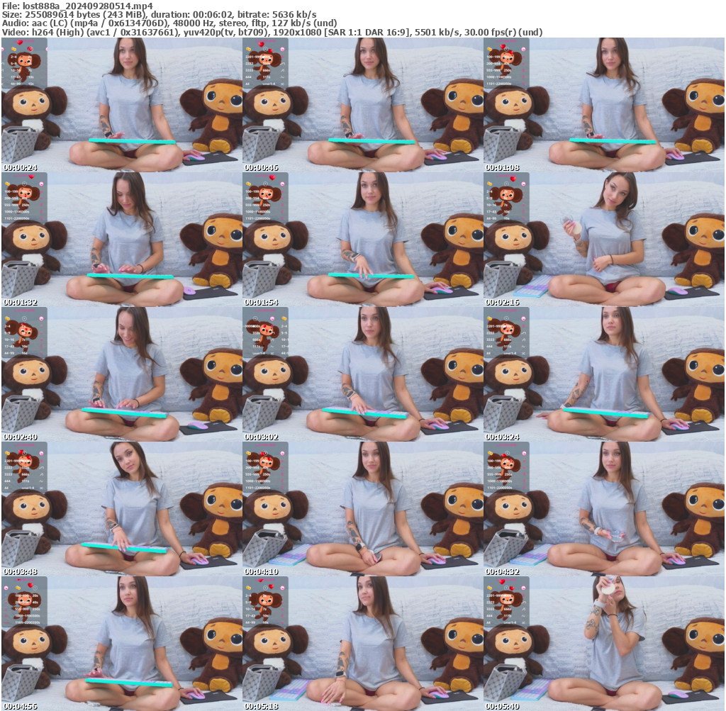 Preview thumb from lost888a on 2024-09-28 @ bongacams