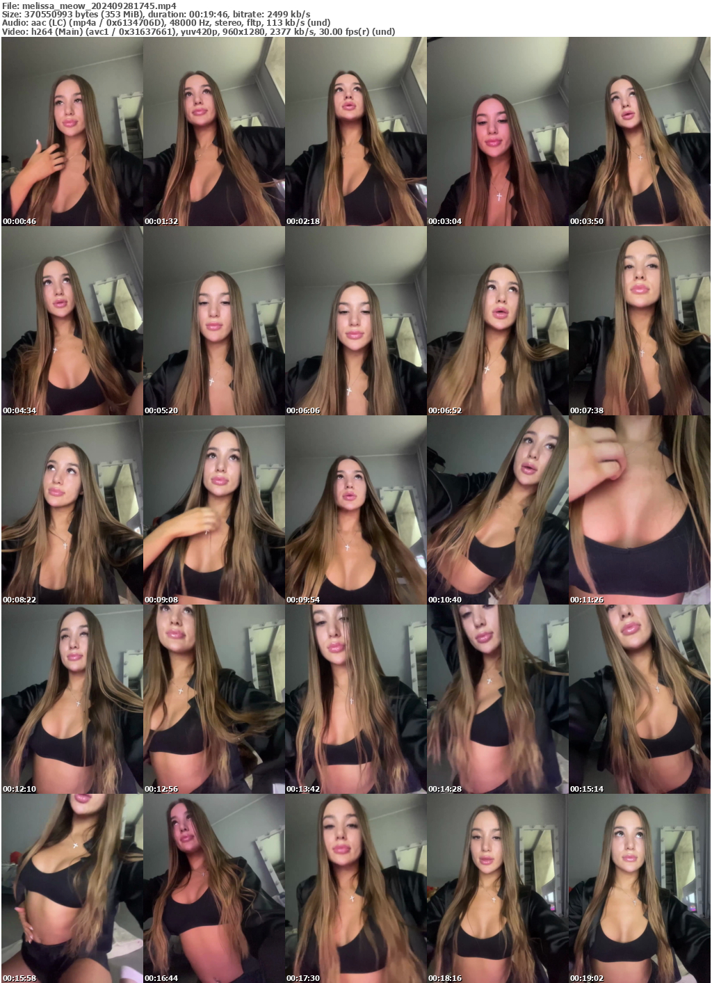 Preview thumb from melissa_meow on 2024-09-28 @ bongacams