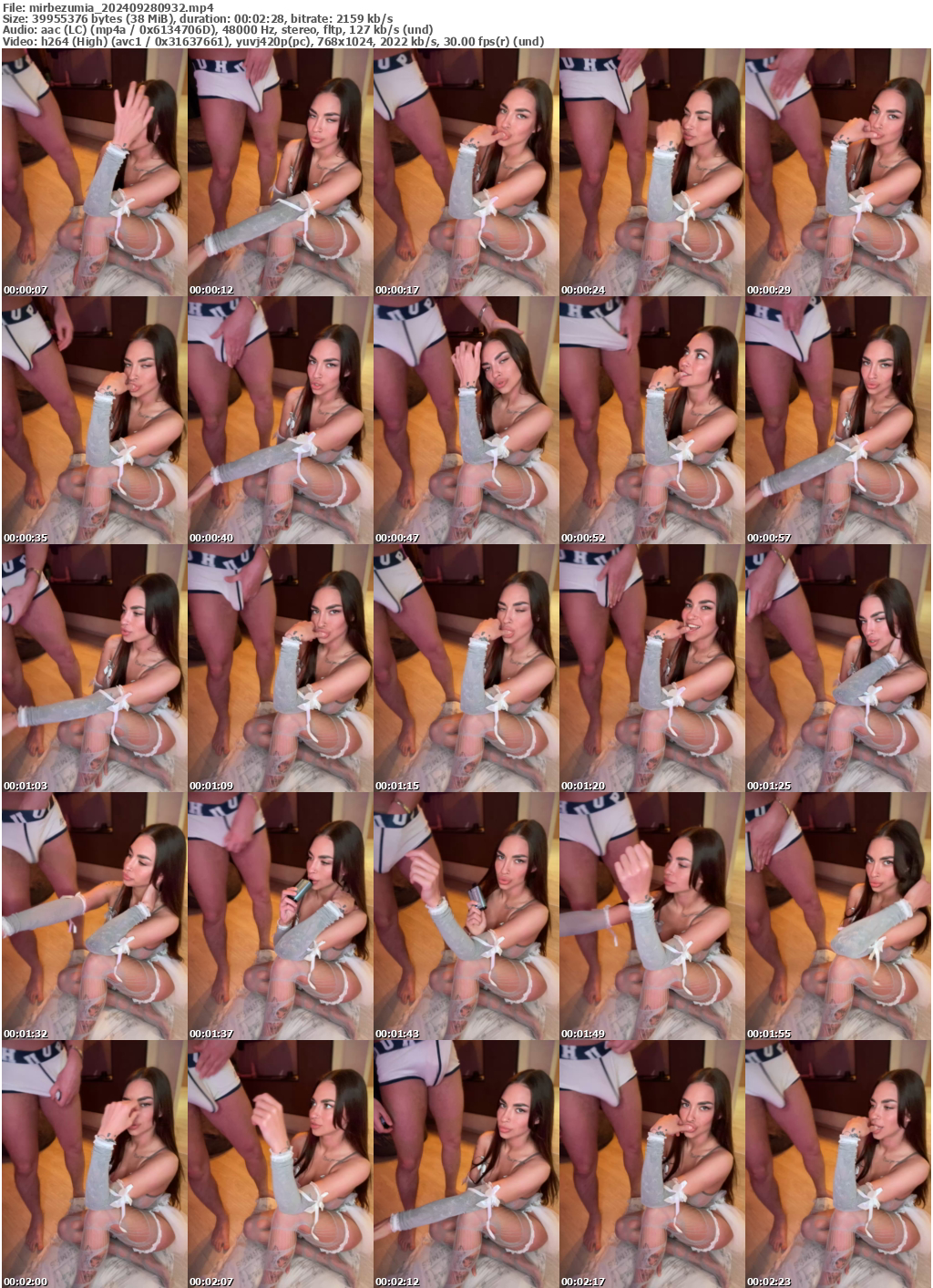 Preview thumb from mirbezumia on 2024-09-28 @ bongacams