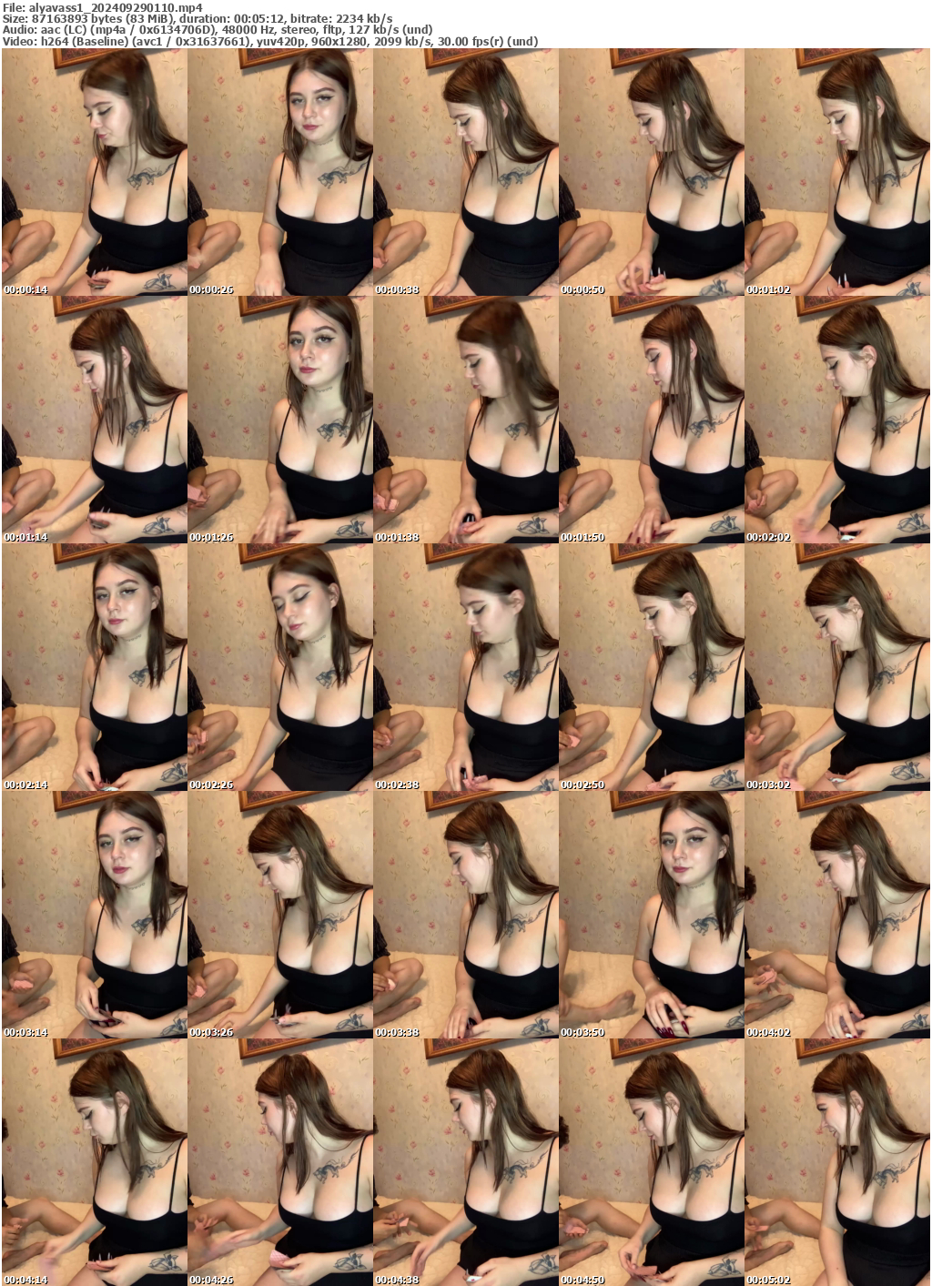 Preview thumb from alyavass1 on 2024-09-29 @ bongacams