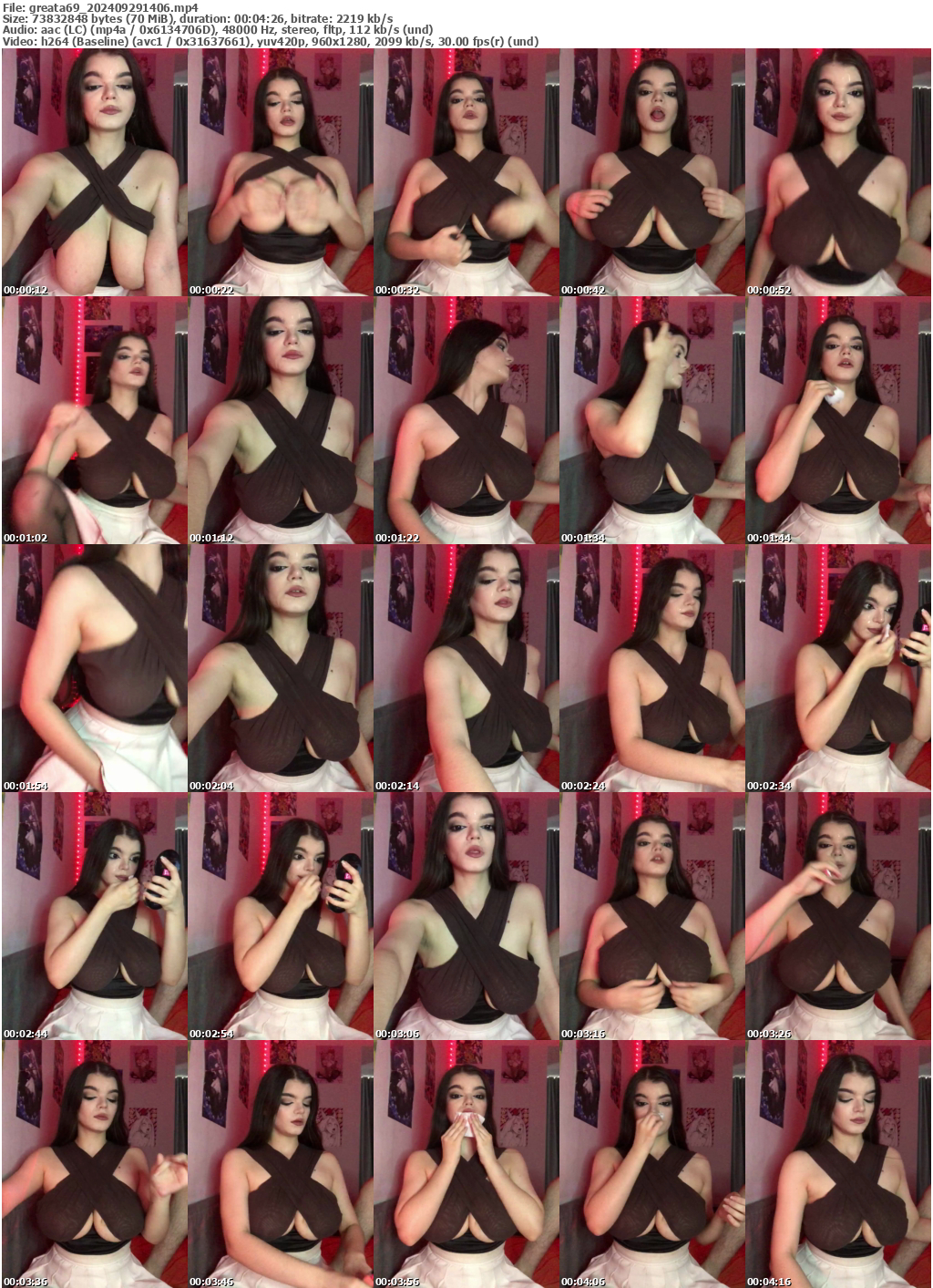 Preview thumb from greata69 on 2024-09-29 @ bongacams