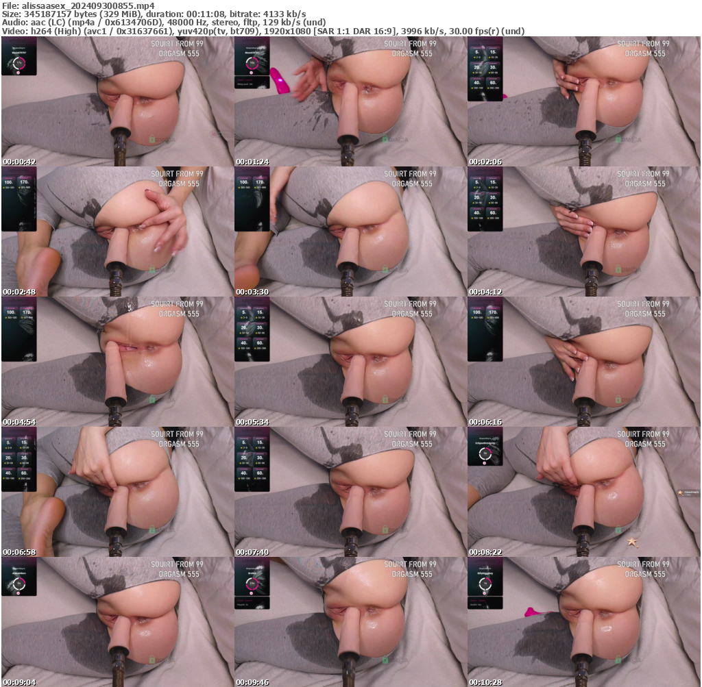 Preview thumb from alissaasex on 2024-09-30 @ bongacams