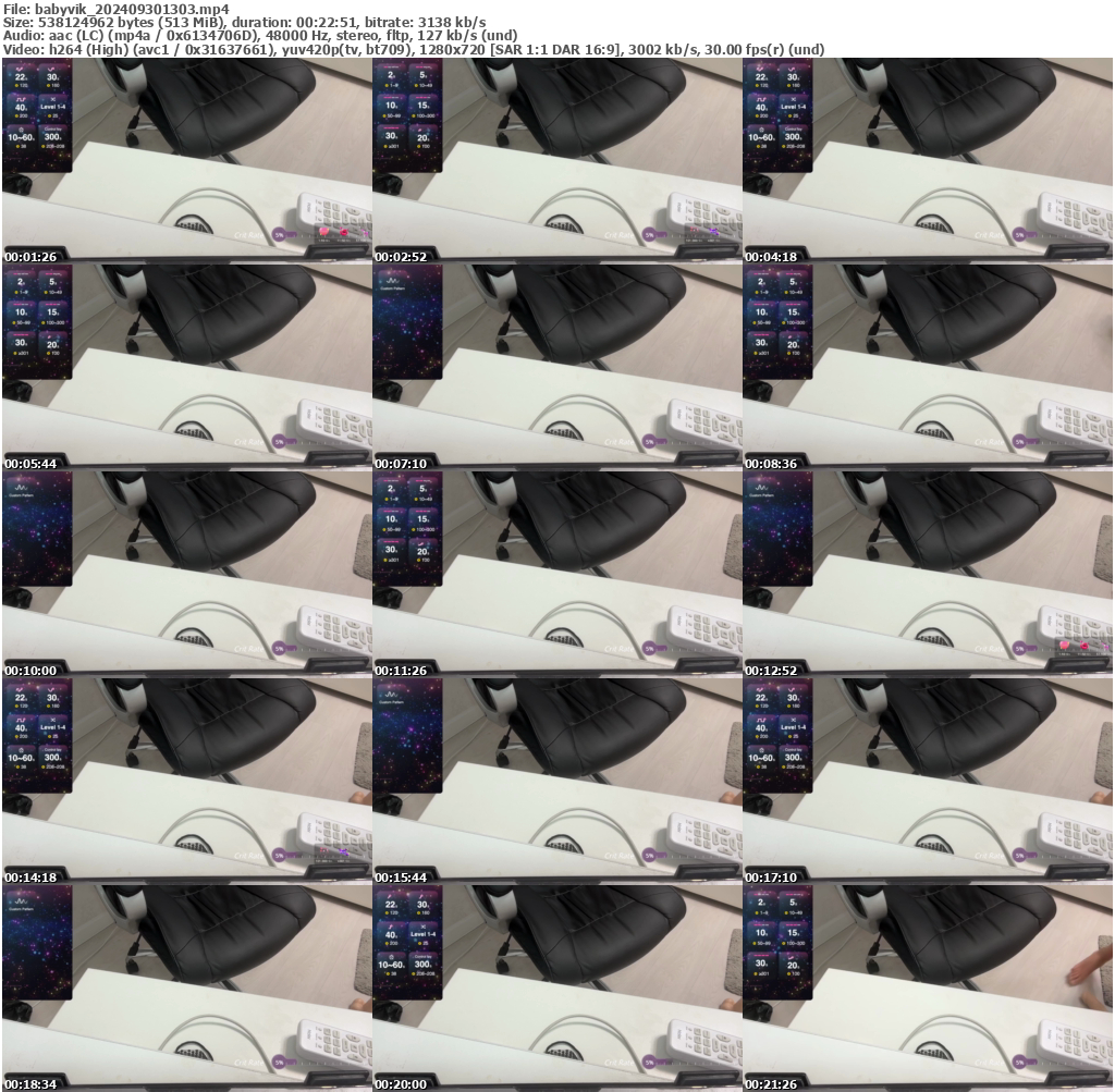 Preview thumb from babyvik on 2024-09-30 @ bongacams