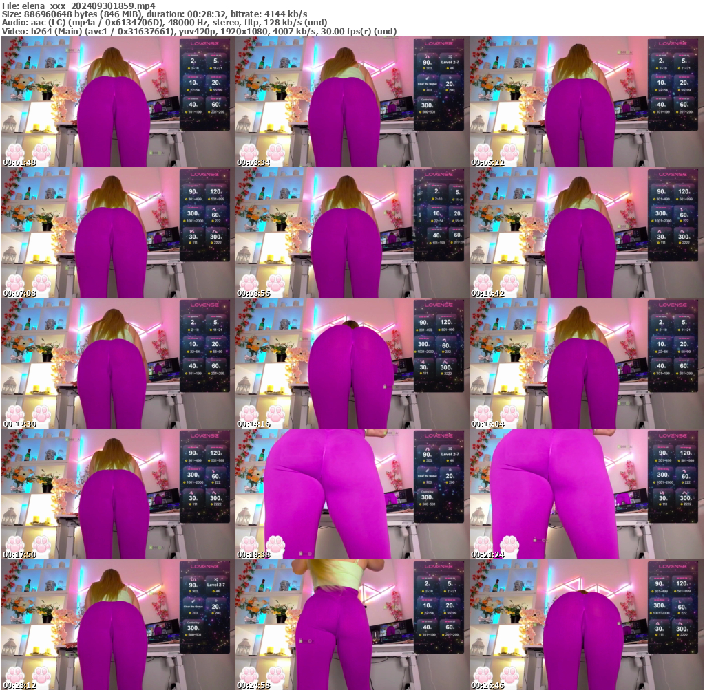 Preview thumb from elena_xxx on 2024-09-30 @ bongacams