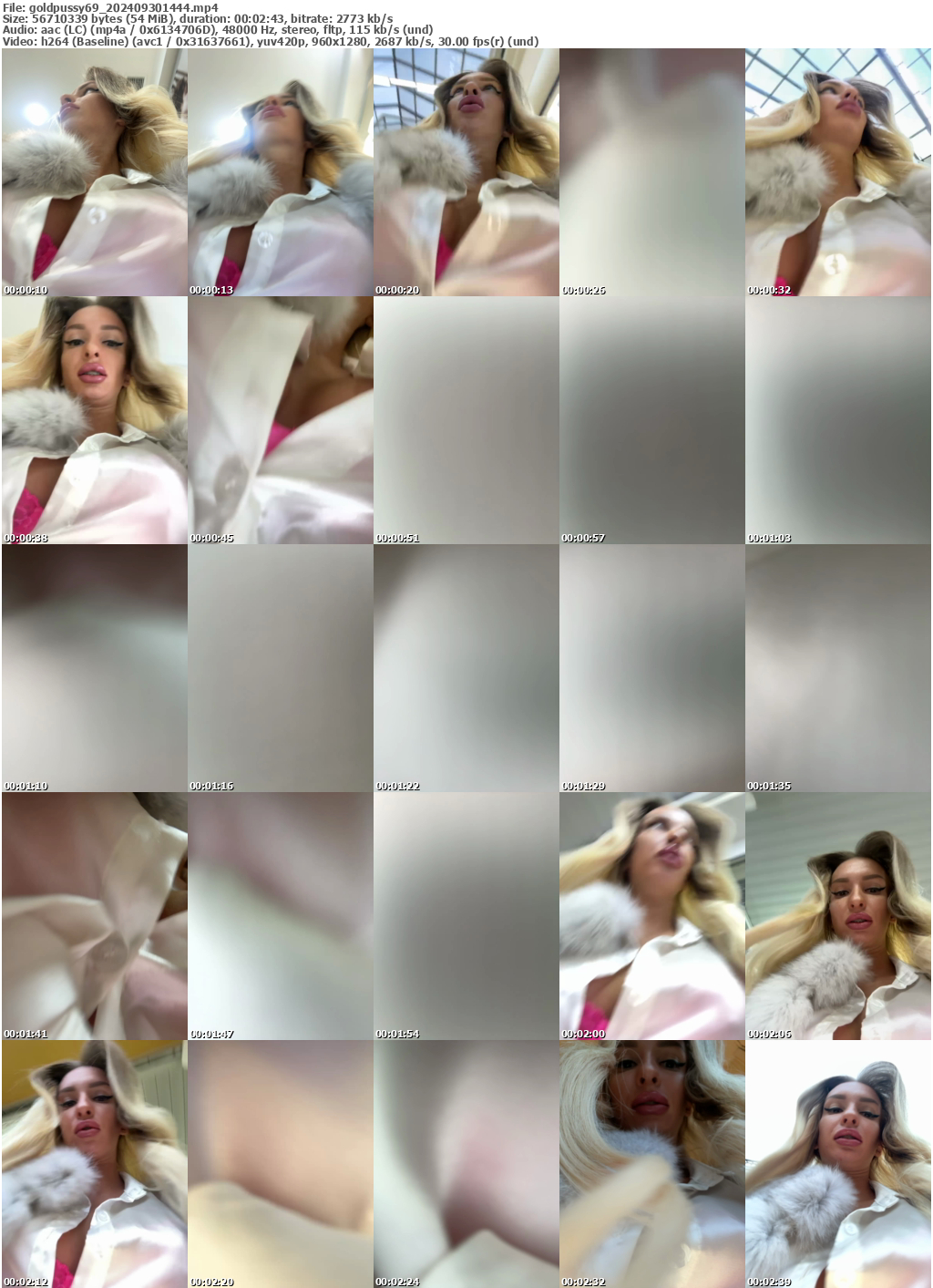 Preview thumb from goldpussy69 on 2024-09-30 @ bongacams