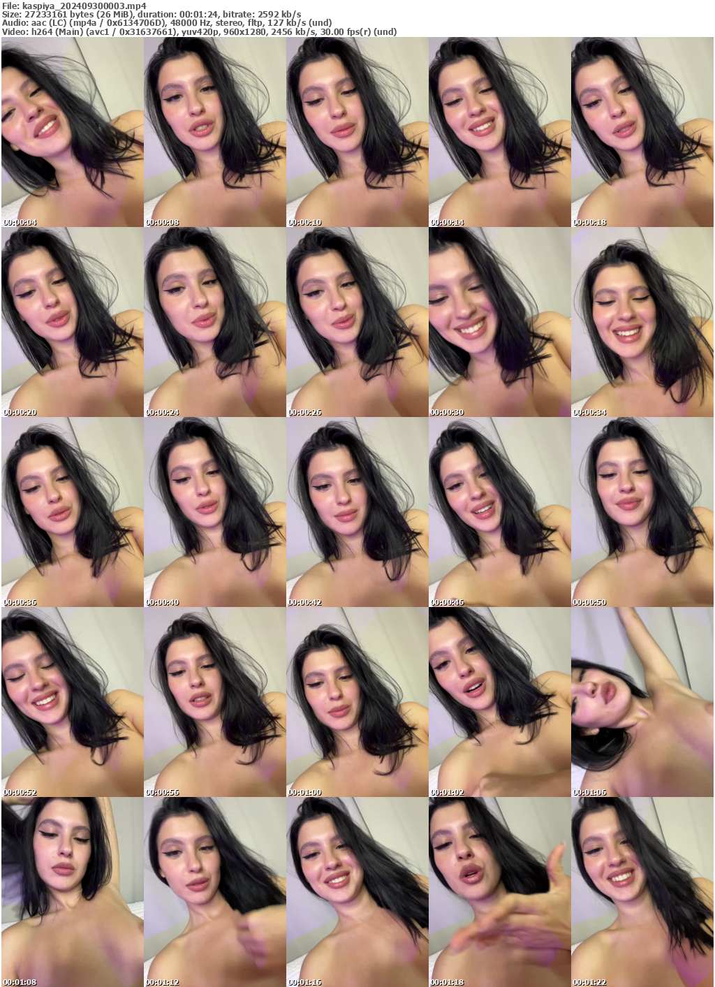 Preview thumb from kaspiya on 2024-09-30 @ bongacams