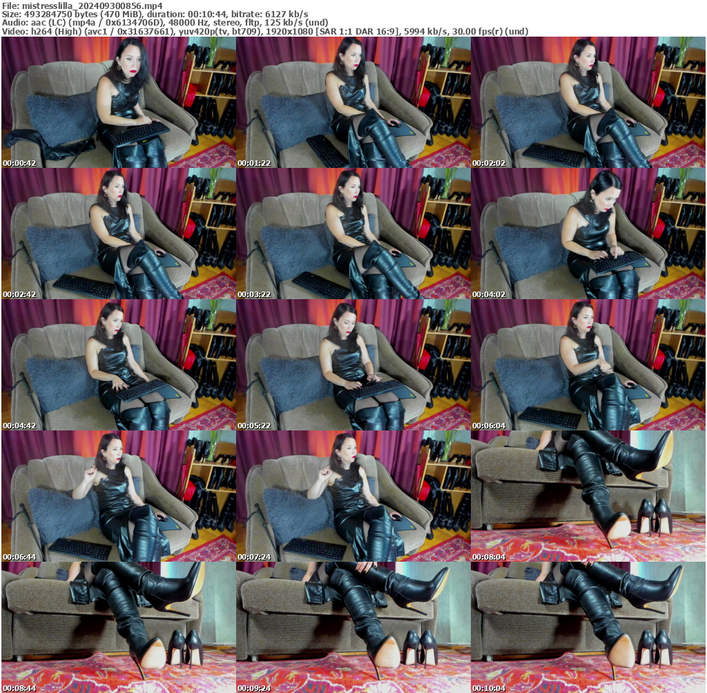 Preview thumb from mistresslilla on 2024-09-30 @ bongacams