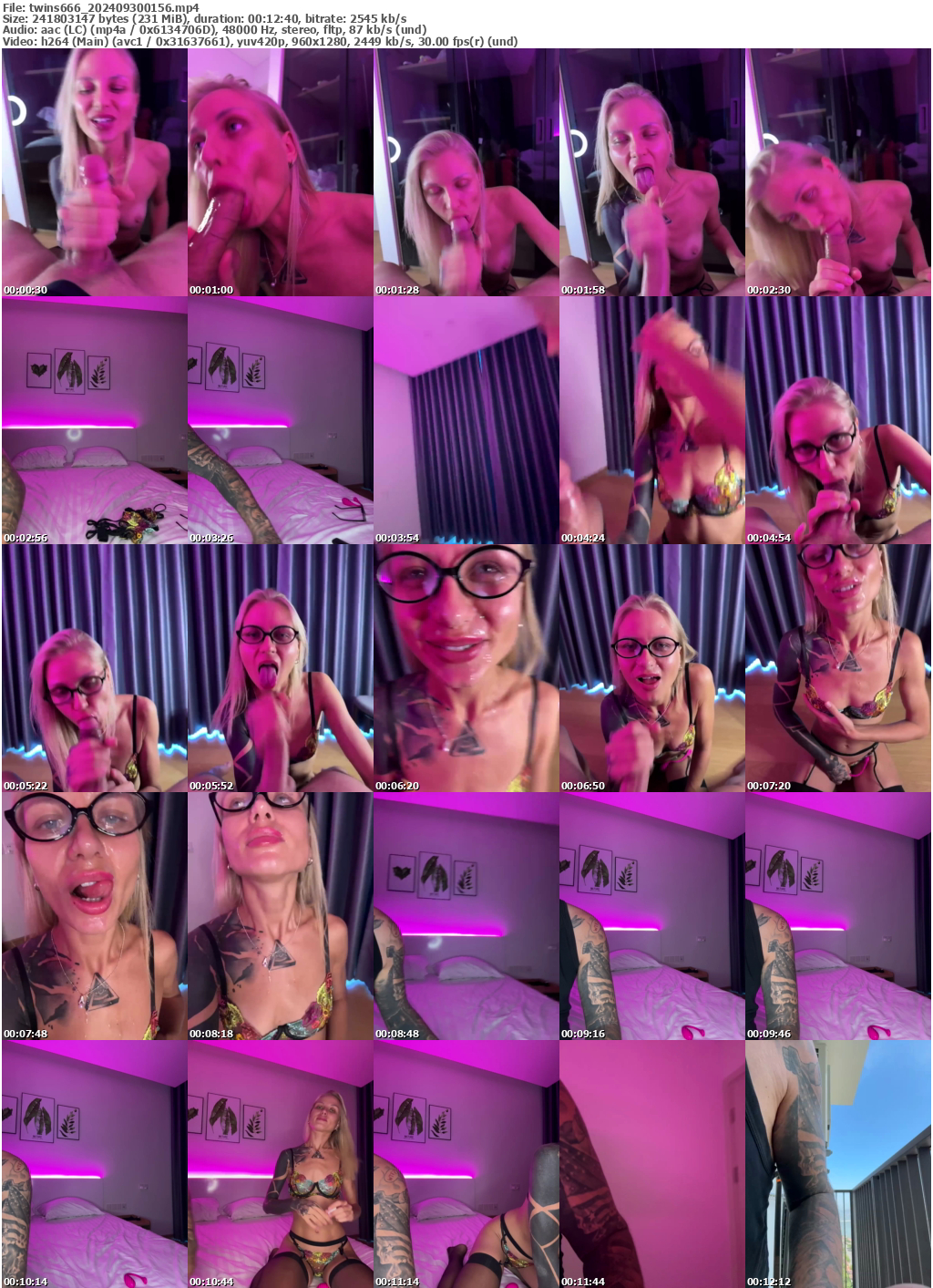 Preview thumb from twins666 on 2024-09-30 @ bongacams