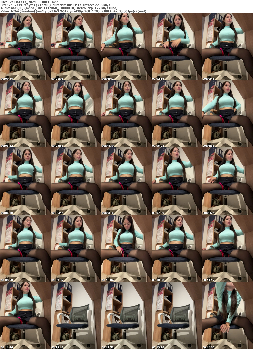 Preview thumb from 17alisa1717 on 2024-10-01 @ bongacams