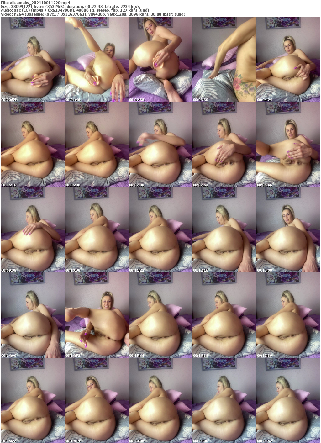 Preview thumb from alisamaks on 2024-10-01 @ bongacams