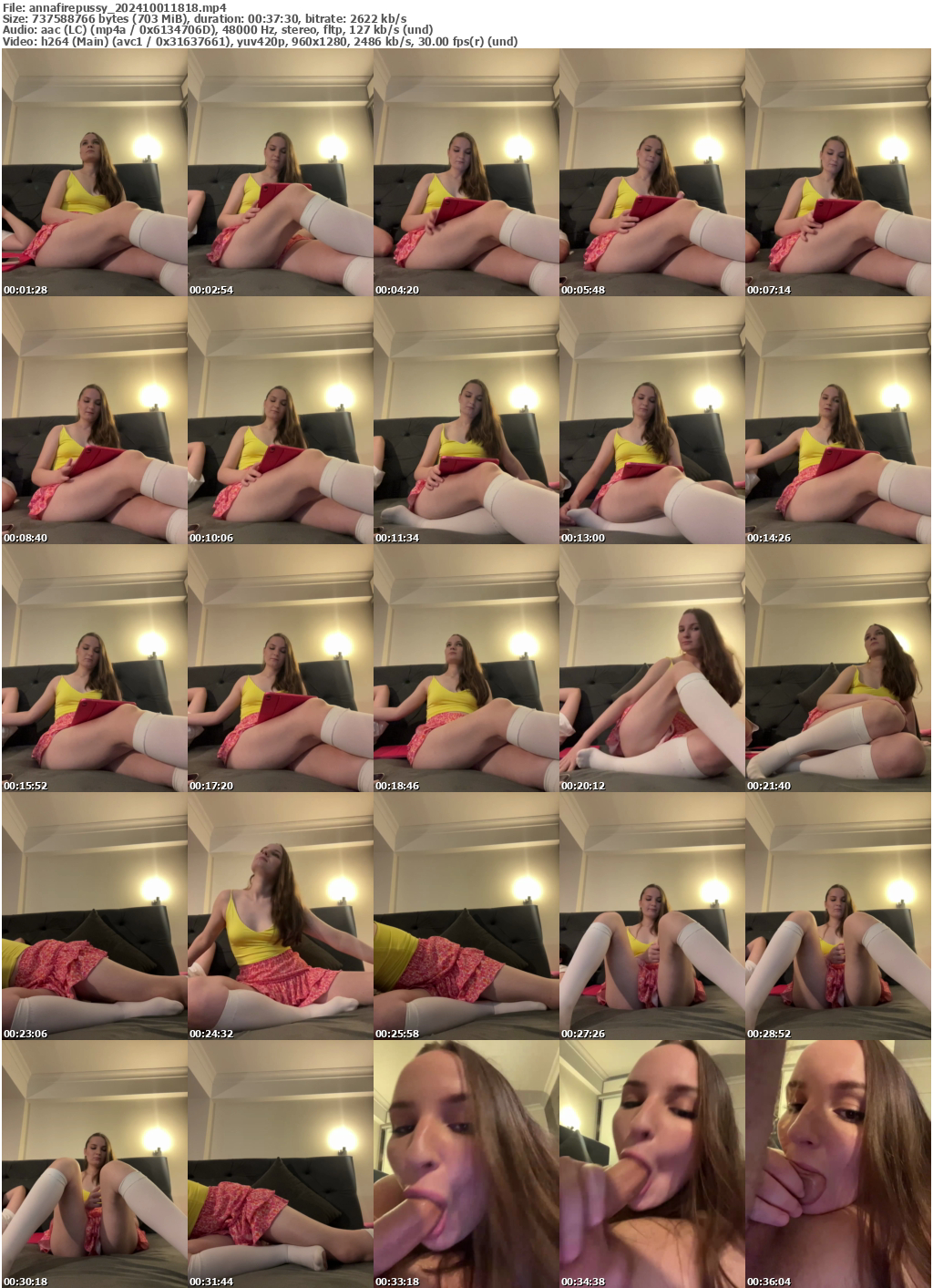 Preview thumb from annafirepussy on 2024-10-01 @ bongacams