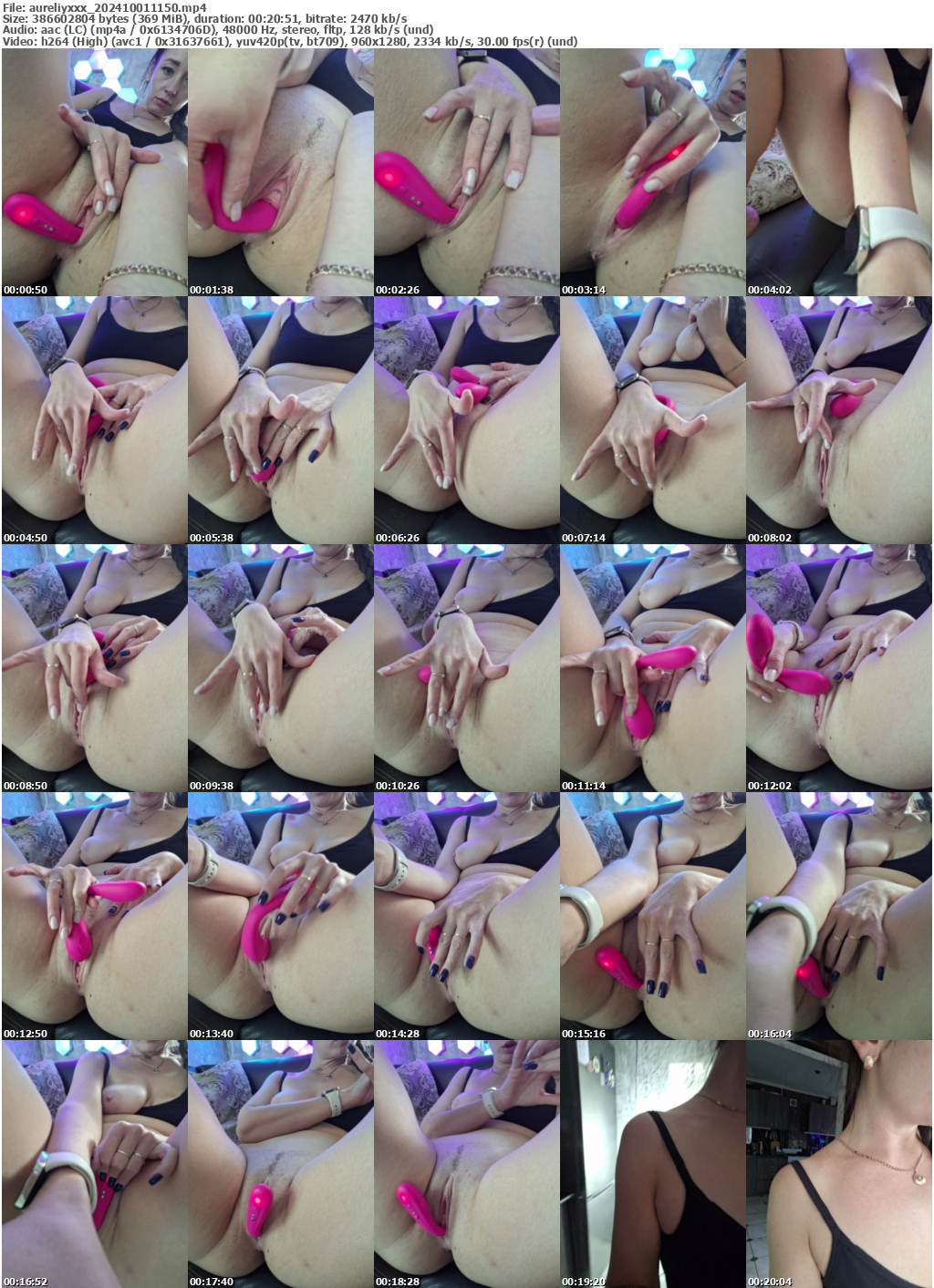 Preview thumb from aureliyxxx on 2024-10-01 @ bongacams