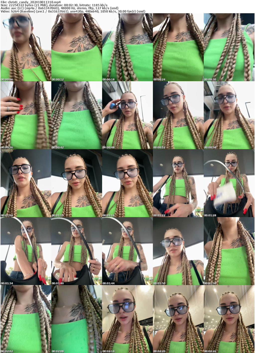 Preview thumb from christi_candy on 2024-10-01 @ bongacams