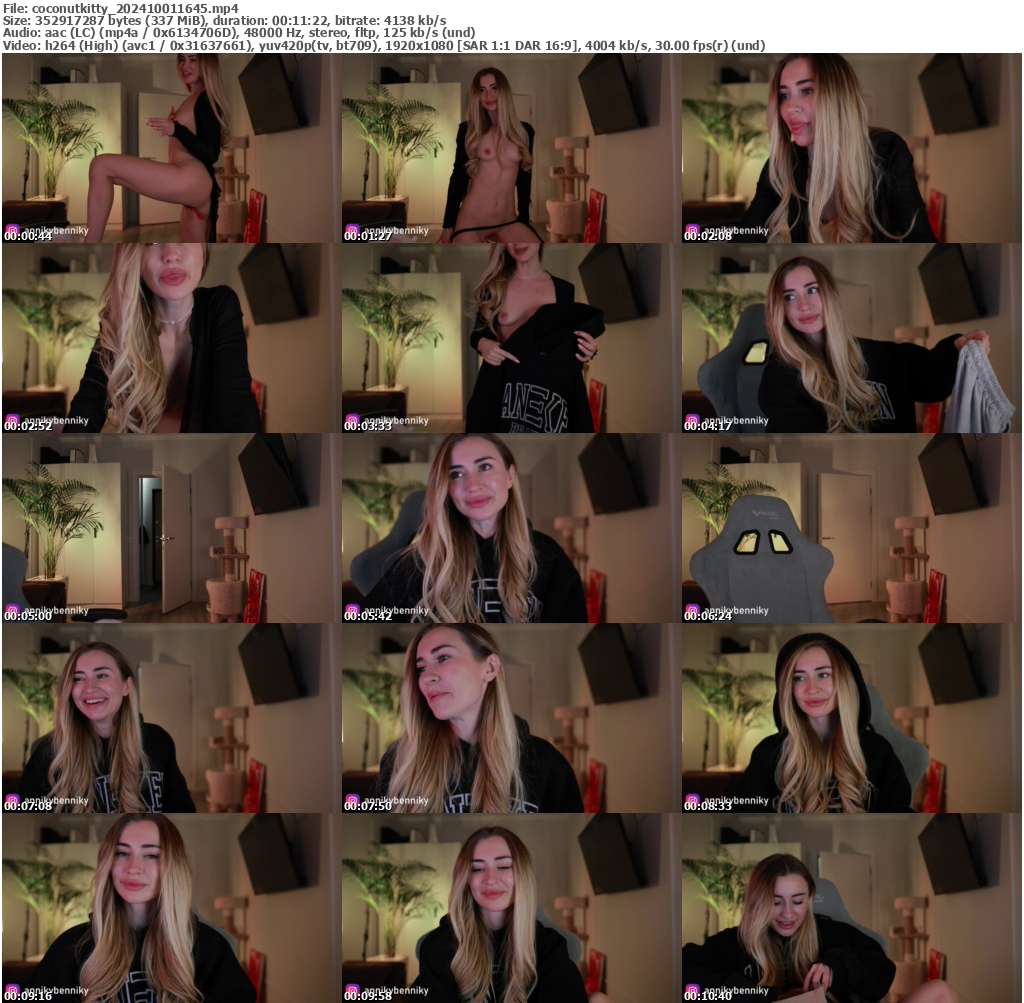 Preview thumb from coconutkitty on 2024-10-01 @ bongacams