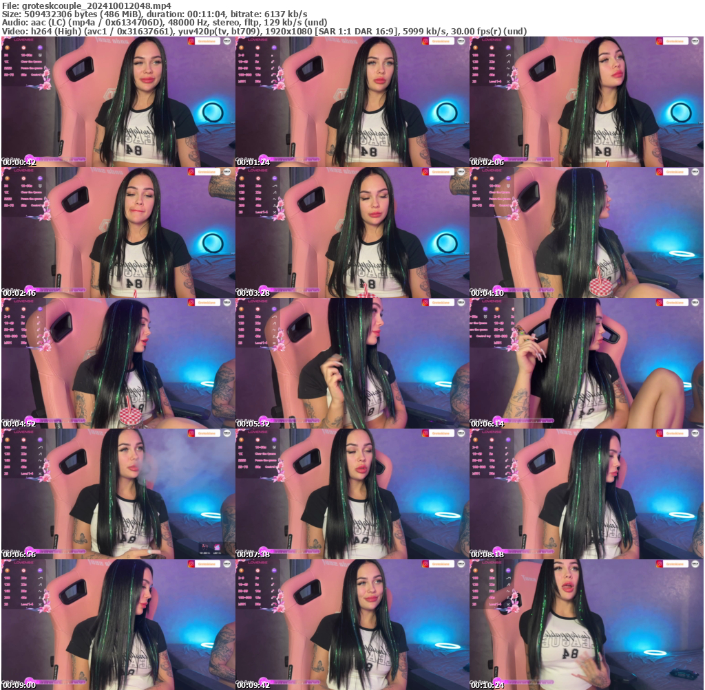 Preview thumb from groteskcouple on 2024-10-01 @ bongacams