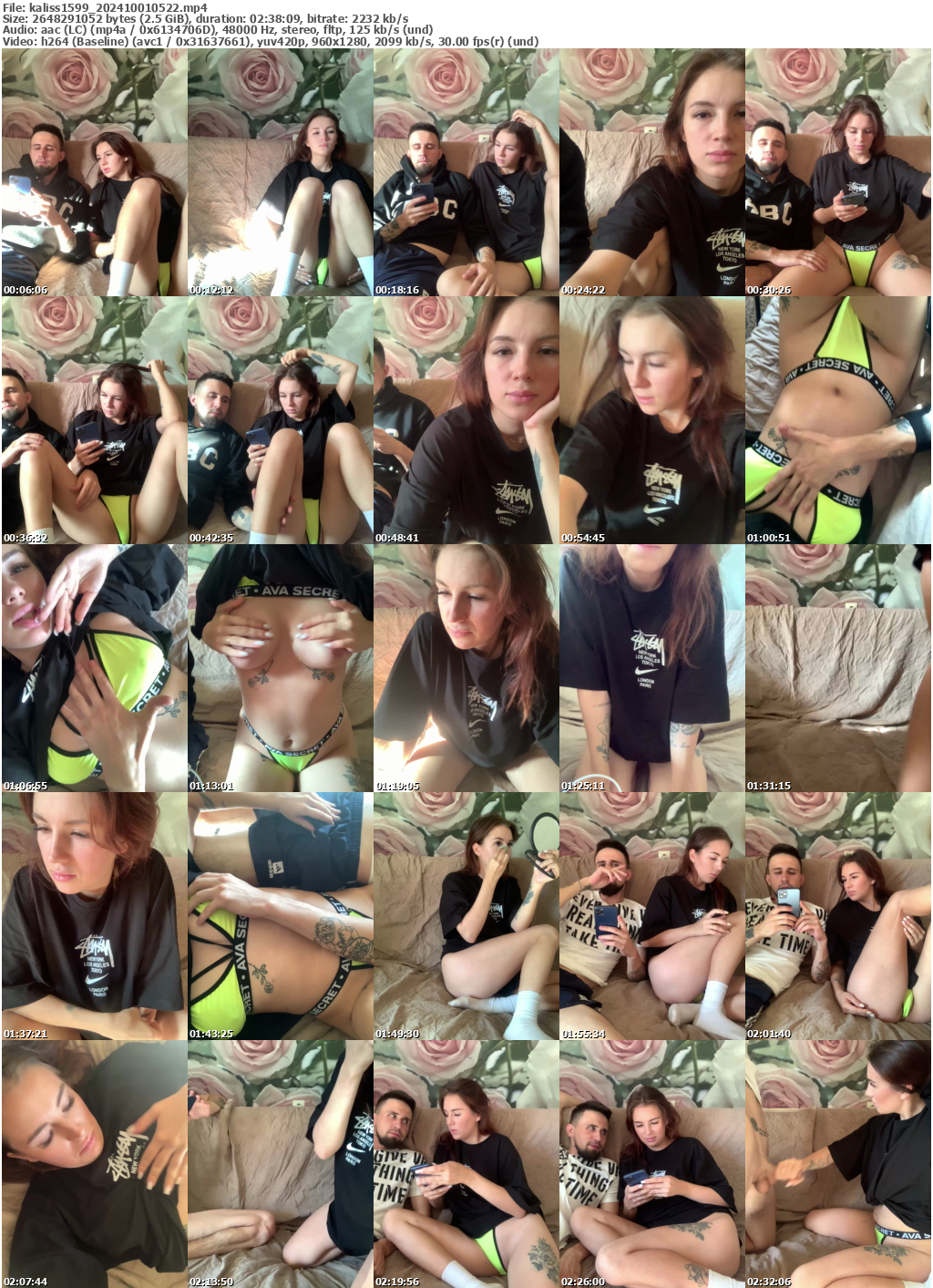 Preview thumb from kaliss1599 on 2024-10-01 @ bongacams